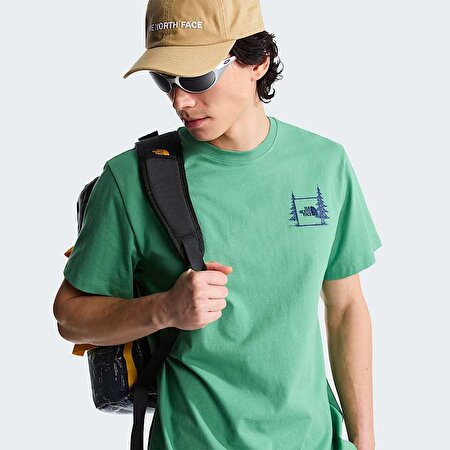 Erkek Camping Relaxed Graphic Tişört