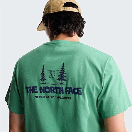 Erkek Camping Relaxed Graphic Tişört