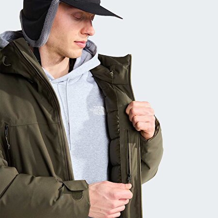 Erkek TNF Range Kaz Tüyü Parka