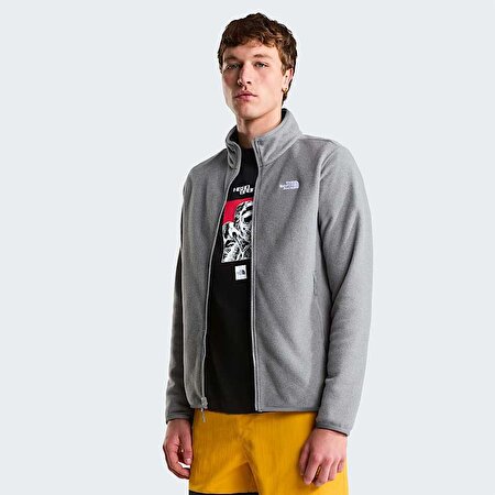Erkek Glacier Tam Boy Fermuarlı Polar