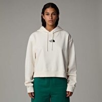 Kadın Essential Cropped Kapüşonlu Üst