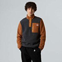 Erkek Yumiori 1/4 Fermuarlı Polar Mont