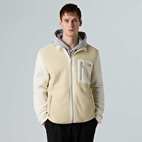 Erkek Yumiori Tam Boy Fermuarlı Polar Mont