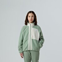 Kız Çocuk Yumiori Tam Boy Fermuarlı Polar Mont