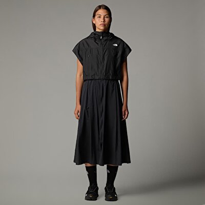 Kadın Convertible Long Rüzgarlık Yelek