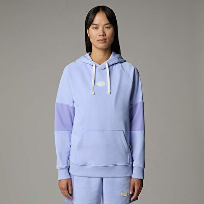 Kadın Terry Relaxed Kapüşonlu Üst