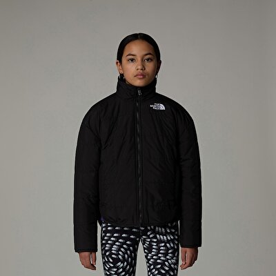 Kız Çocuk Çift Taraflı Shasta Tam Boy Fermuarlı Mont