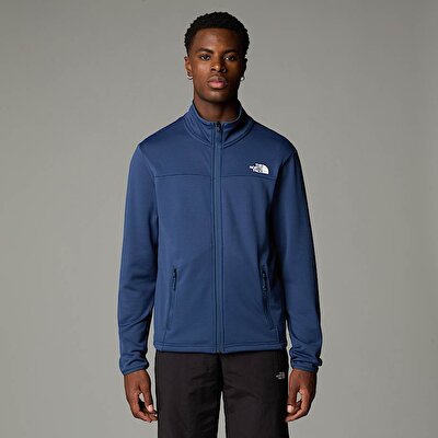 Erkek Cedar Trail Grid Polar Tam Boy Fermuarlı Mont