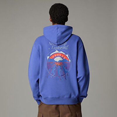 Unisex Never Stop Relaxed Kapüşonlu Üst