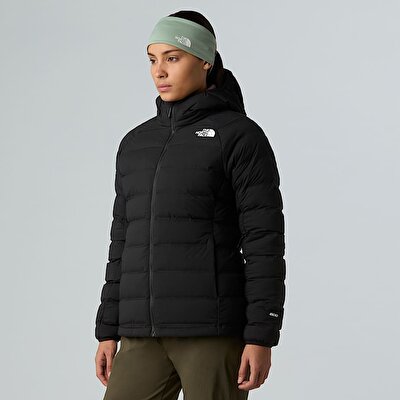 Kadın Abseil Stretch Kaz Tüyü Kapüşonlu Mont