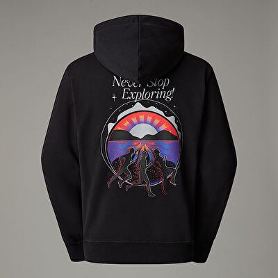 Unisex Never Stop Relaxed Kapüşonlu Üst