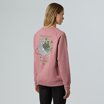 Kadın Connect Relaxed Graphic Sweatshirt
