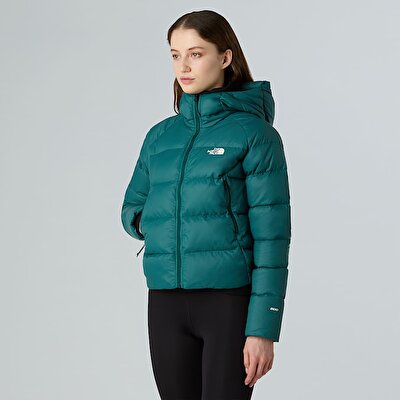 Kadın Hyalite Kaz Tüyü Kapüşonlu Mont