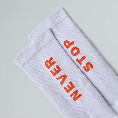 Never Stop Trail Run Crew Çorap