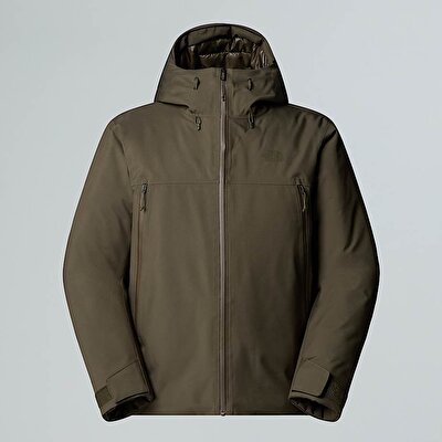 Erkek Mountain Range Kaz Tüyü Kapüşonlu Mont