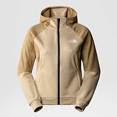 KADIN MOUNTAIN ATHLETICS TAM BOY FERMUARLI POLAR KAPÜŞONLU ÜST