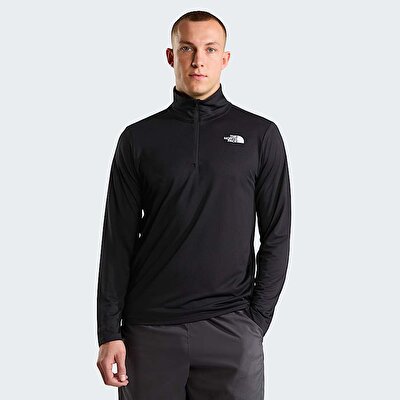 Erkek 24/7 1/4 Fermuarlı Uzun Kollu Tişört