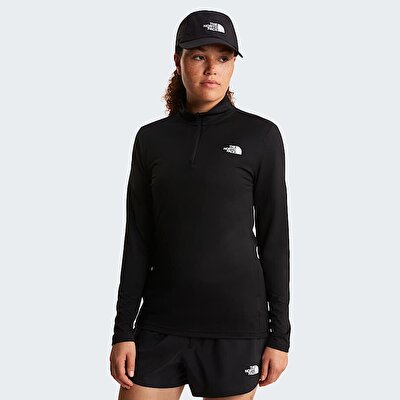 Kadın Flex Slim 1/4 Fermuarlı Uzun Kollu Üst