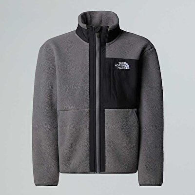 Erkek Çocuk Yumiori Tam Boy Fermuarlı Polar Mont