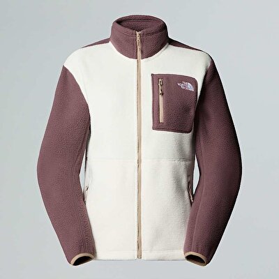 Kadın Yumiori Tam Boy Fermuarlı Polar Mont