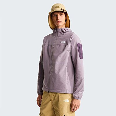 Erkek Hybrid Tek Approach Tam Boy Fermuarlı Kapüşonlu Mont