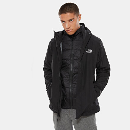 Erkek Merak Fermuar Baglantisi Uyumlu Triclimate Mont Tnf Black The North Face