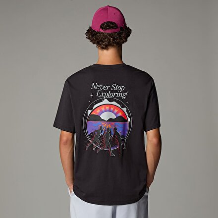 Unisex Never Stop Relaxed Tişört