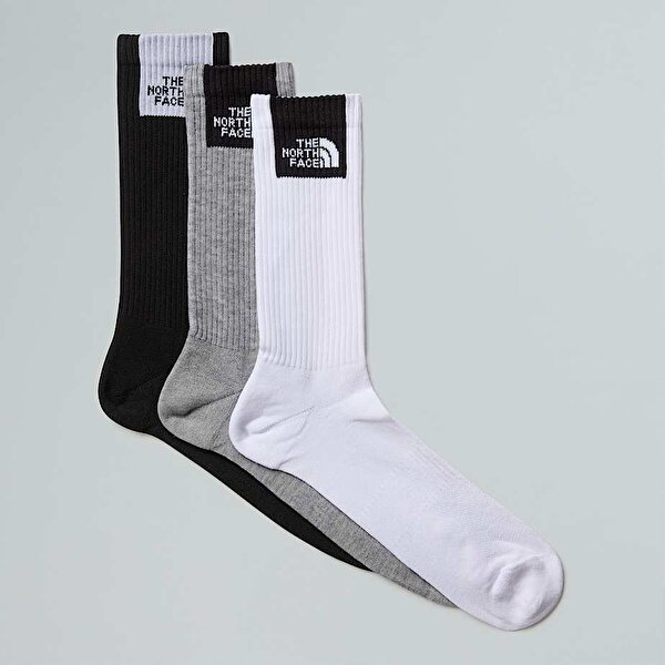 MULTI SPORT FINE BOX CUSH CREW SOCK 3P